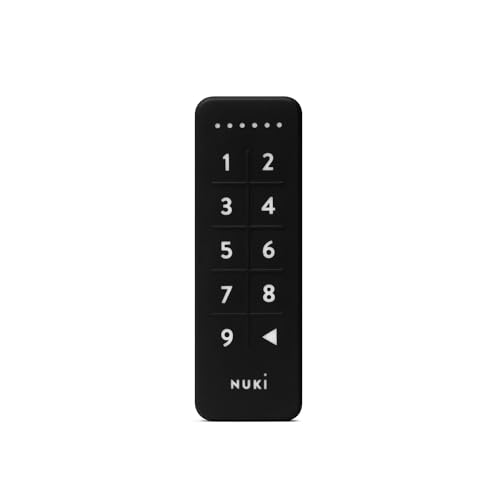 Nuki Keypad, Codeschloss für die Haustür, smarte Erweiterung für Nuki Smart Lock, Öffnen und...