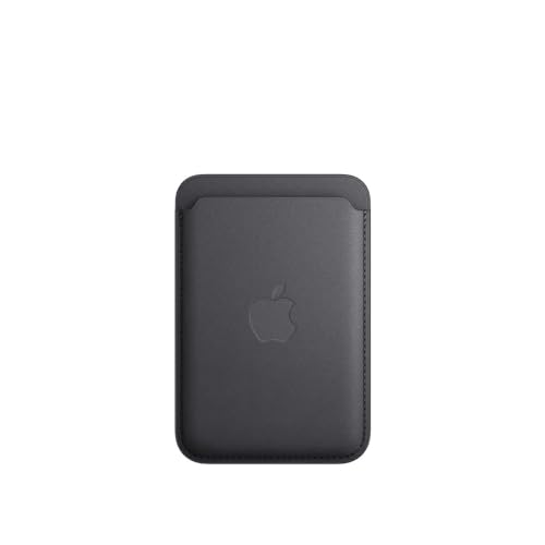 Apple iPhone Feingewebe Wallet mit MagSafe – Schwarz ​​​​​​​