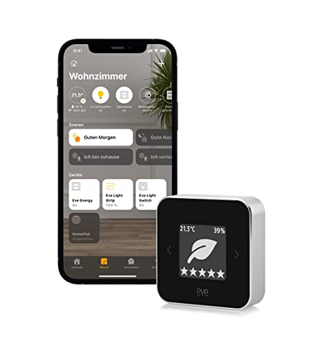 Eve Room – Raumklima- & Luftqualitäts-Monitor für saubere und gesunde Luft, misst...