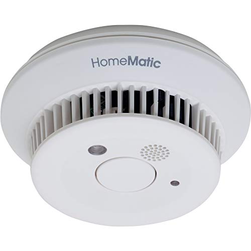 Homematic Smart Home Rauchwarnmelder mit Q-Label, vernetzbar, HM-Sec-SD-2, 131408, 1 er set