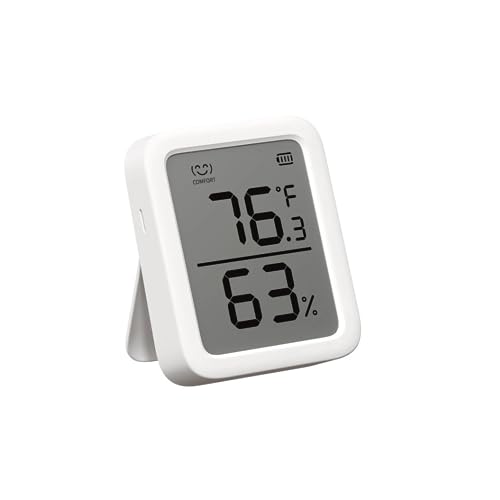 SwitchBot Thermometer Hygrometer Innen, Bluetooth Hygrometer Digital Temperatur Feuchtigkeit Sensor...