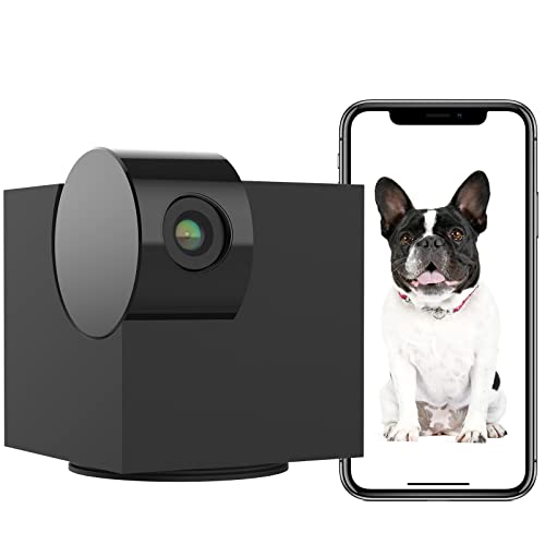 LAXIHUB Hundekamera Überwachungskamera Innen 2,4 GHz Hundekamera mit App Kamera WLAN Haustierkamera...