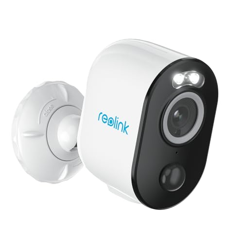Reolink 2K+ 5MP Akku Überwachungskamera Aussen mit Personen-/Fahrzeug-/Tiererkennung, 2,4/5GHz WLAN...