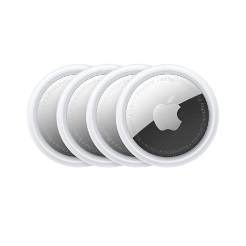 Apple AirTag 4er Pack - Finde und behalte deine Sachen im Blick: Schlüssel, Geldbörsen, Gepäck,...