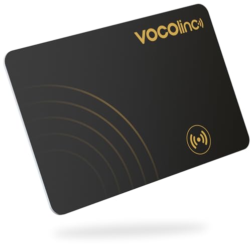 VOCOlinc Wallet Tracker Slim 1.6mm, Smart Air Tag Card Kompatibel mit Apple Wo ist? APP (nur iOS,...