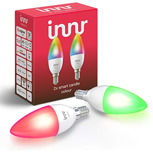 innr E14 Smart LED Kerze, Color, dimmbar, RGBW, 2-Pack, RB 250 C-2