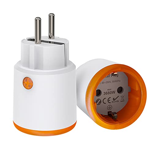 Smart Power Plugs: Zigbee Smart Plug mit Mess- & Timerfunktion, Tuya App Control, Notification Push,...