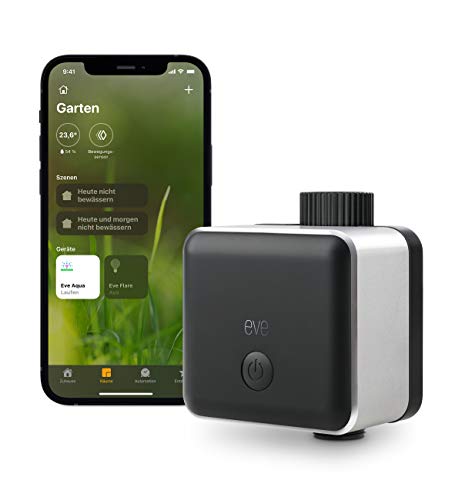 Eve Aqua – Smart Water Controller for Apple Home App or Siri, Irrigate Automatically...
