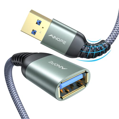 AINOPE 0.5M USB Verlängerung Kabel USB 3.0 Verlängerungskabel A Stecker auf A Buchse mit eleganten...