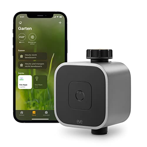 Eve Aqua – Smarte Bewässerungssteuerung per App oder Siri - auch von unterwegs, Garten / Balkon...