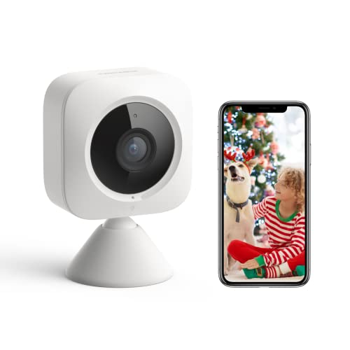 SwitchBot Sicherheits-Innenkamera, Bewegungserkennung für Babyphone 1080p Smart...