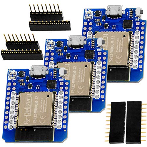 AZDelivery 3 x ESP32 D1 Mini NodeMCU WiFi Modul ESP 32 Bluetooth Internet Entwicklungsboard |...