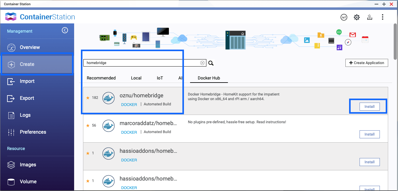 Homebridge Docker Container auf QNAP installieren - smart-live