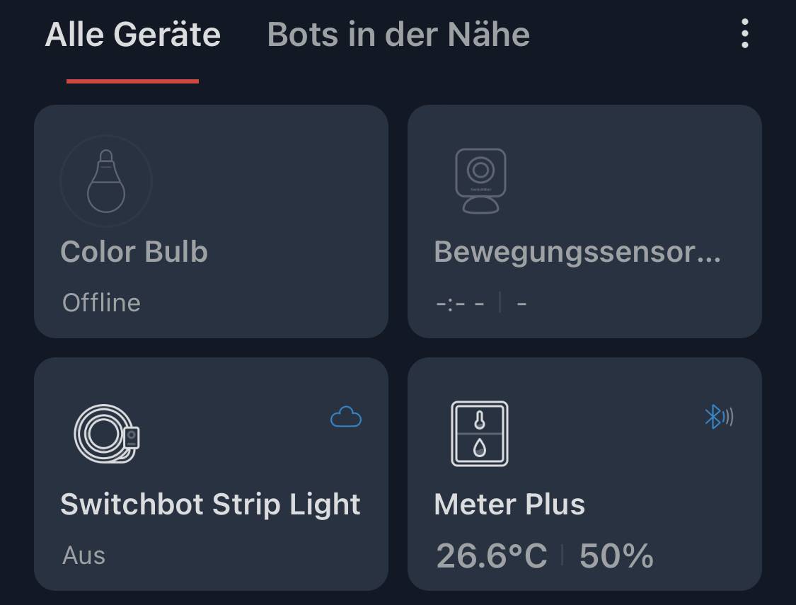 Switchbot LED Offline