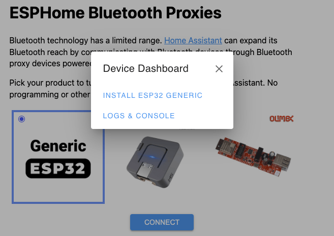 Bluetooth Proxy installieren