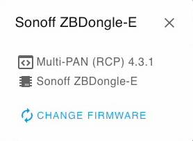 Sonoff Dongle E Multi-PAN Firmware