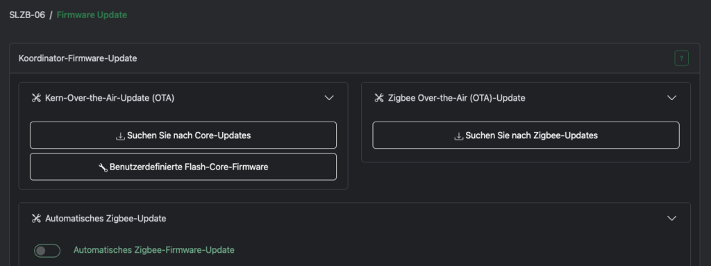 SMLIGHT SLZB-06 Firmware Update