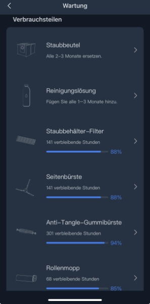 Switchbot S10 Wartung