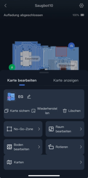 Switchbot S10 Karten Funktionen