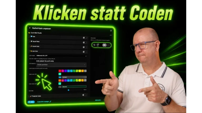 Mehr über den Artikel erfahren Card Mod Studio: CSS in Home Assistant durch klicken statt coden.